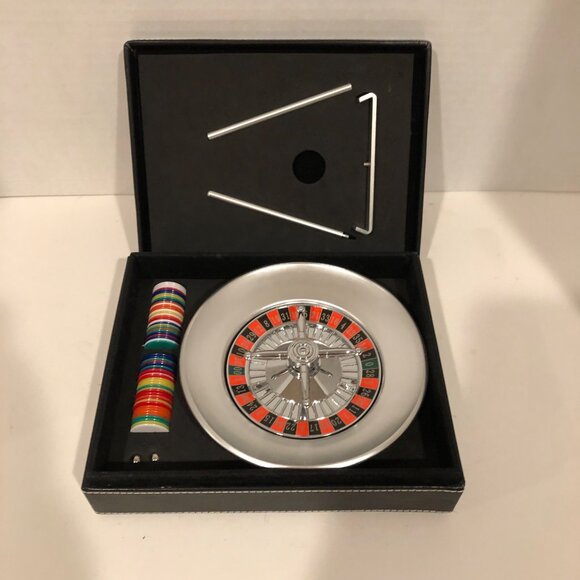 Tabletop Roulet Game Complete Vintage in Case - Picture 6 of 14